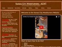 Tablet Screenshot of kcwoodturners.org